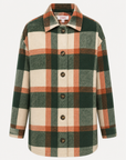 Forest Spice Long Length Check Shirt Jacket Corfu Jeans
