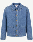 Marine Wash Quilted Denim Knit Jacket Corfu Jeans