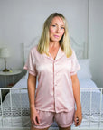 Anastasia - Pink 2 Piece Pyjama Short Sleeve Corfu Jeans