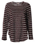 Bittersweet Stripe Poodle Knit Jumper Corfu Jeans