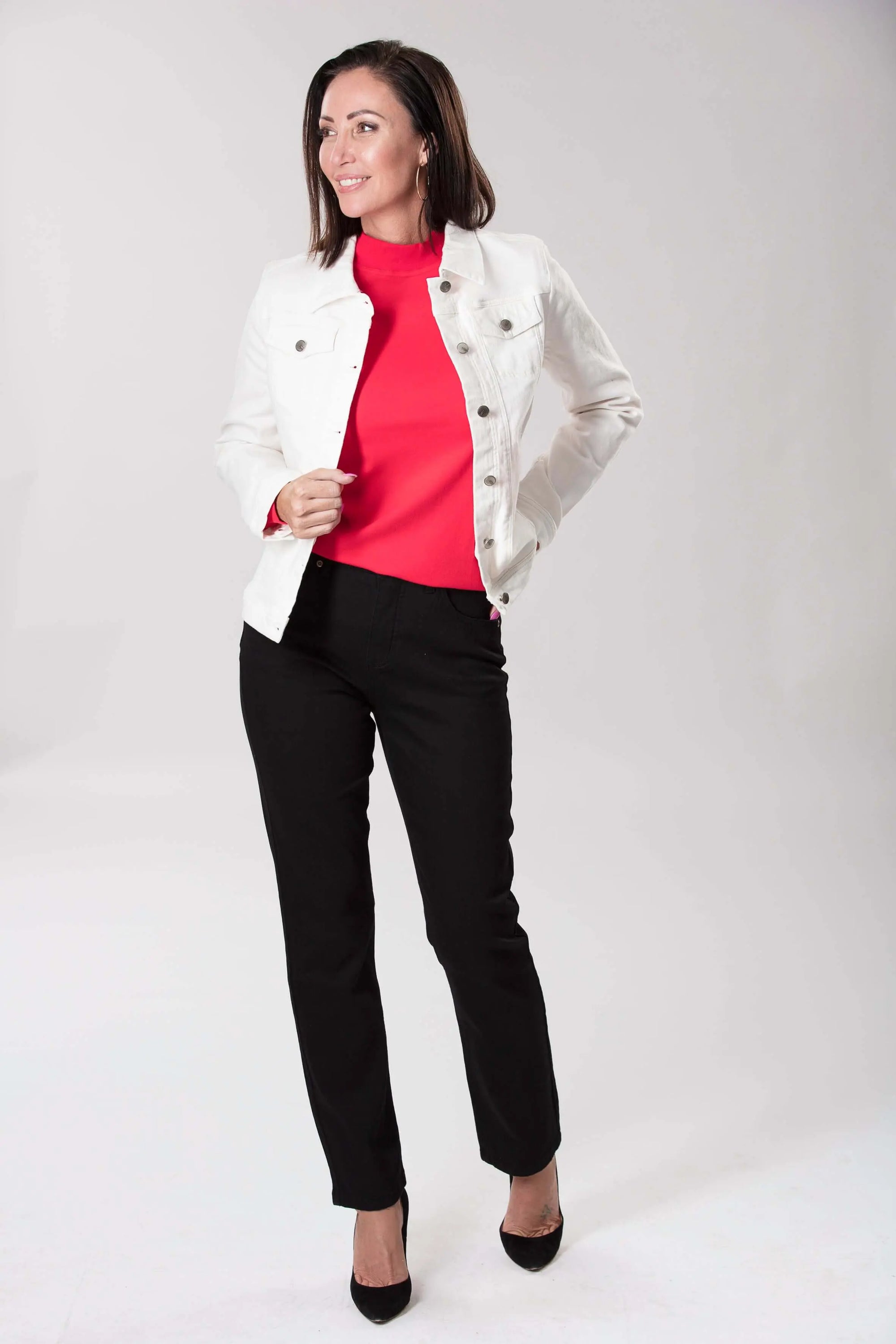 Black Stretch Denim Jeans Corfu Easy Living