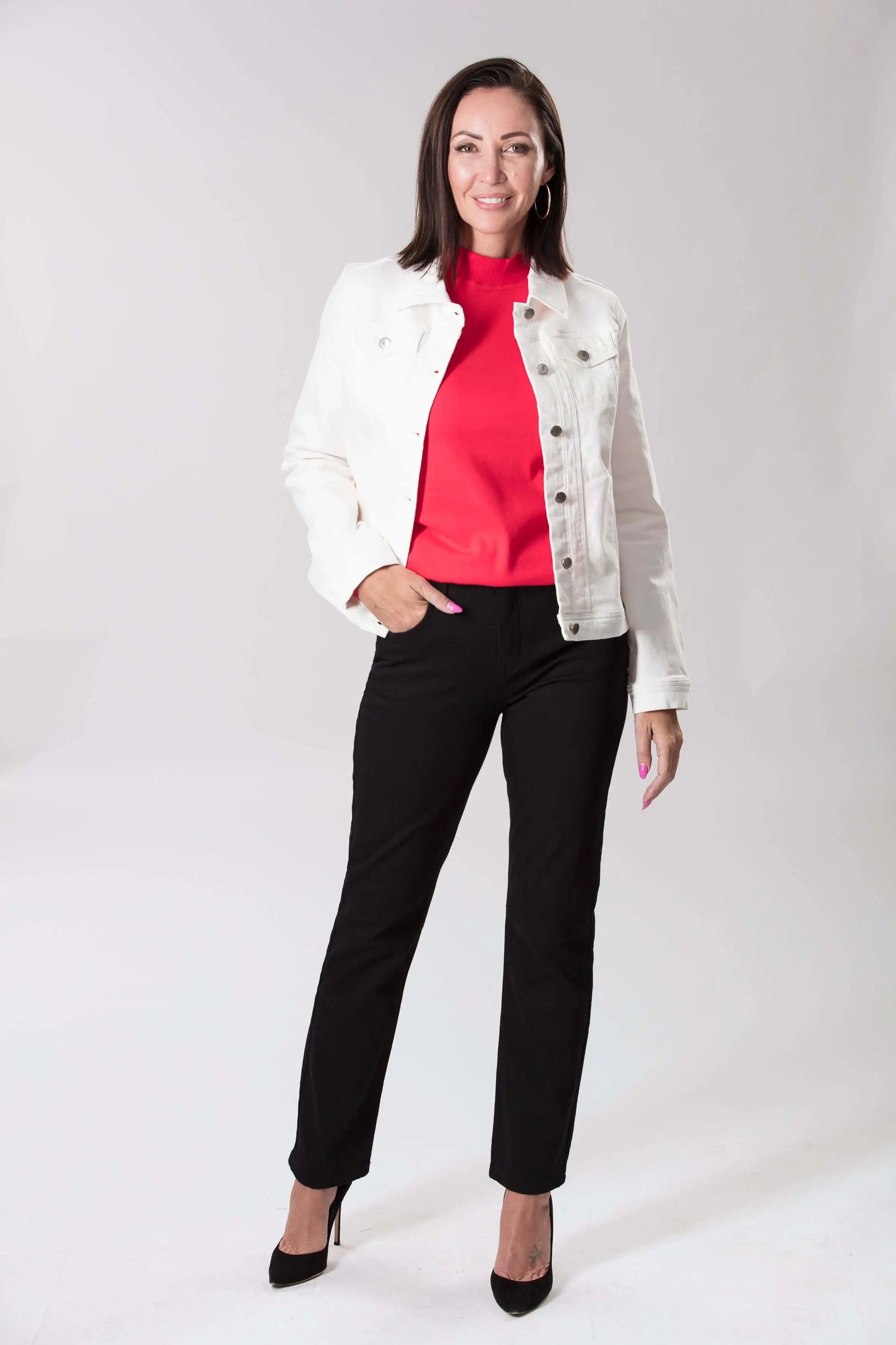 Black Stretch Denim Jeans Corfu Easy Living