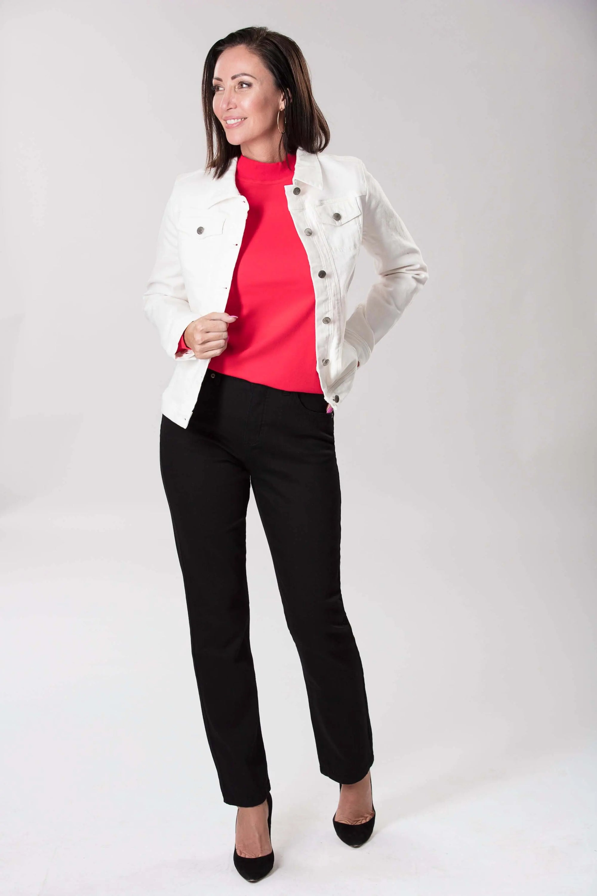 Black Stretch Denim Jeans Corfu Easy Living