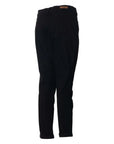 Black Winter Stretch Twill Trousers Corfu Jeans
