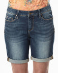 Blue Mix Boyfriend Denim Shorts Corfu Easy Living