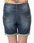 Blue Mix Boyfriend Denim Shorts Corfu Easy Living
