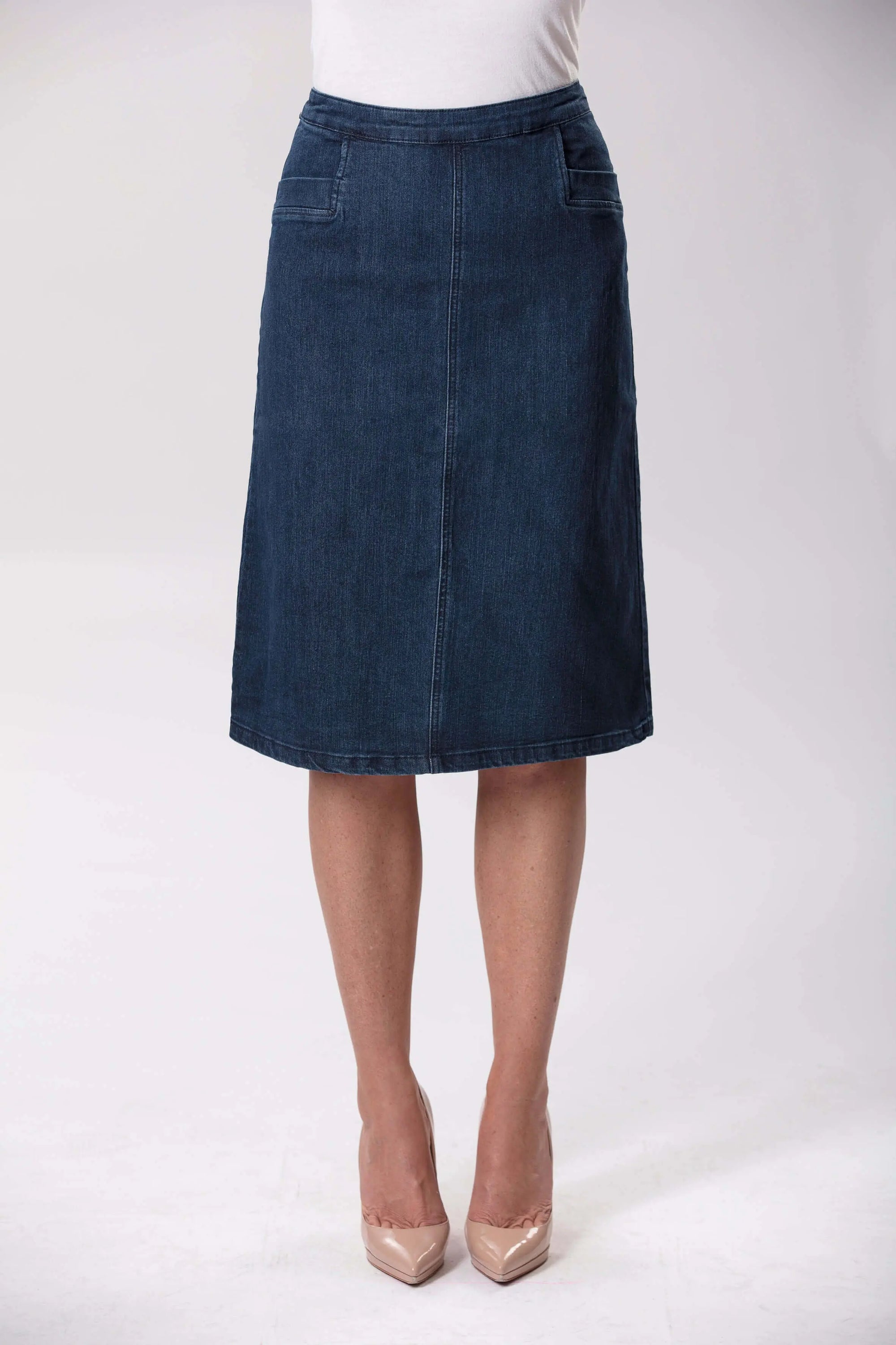 Blue Mix Tessa Denim Skirt Corfu Easy Living