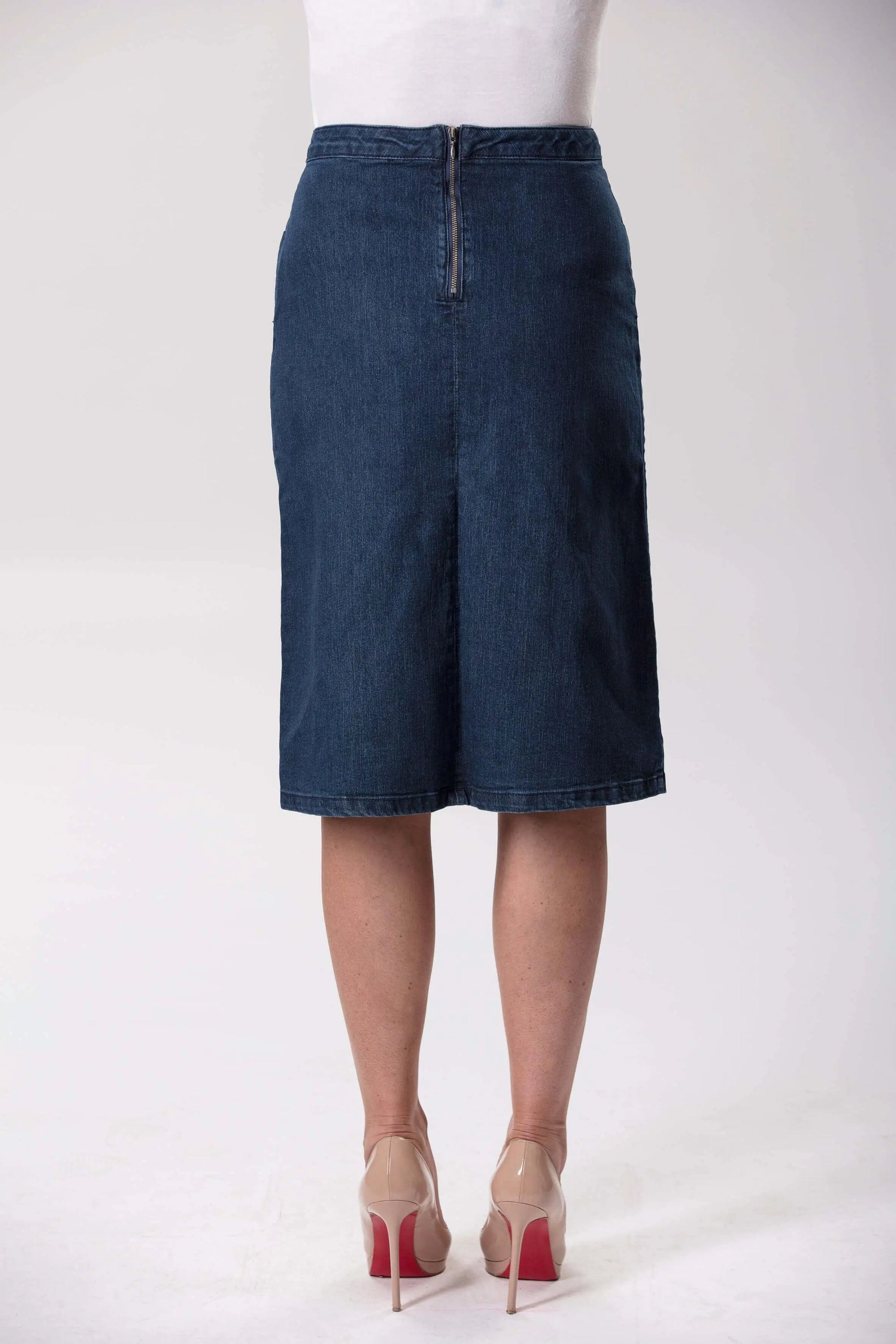 Blue Mix Tessa Denim Skirt Corfu Easy Living