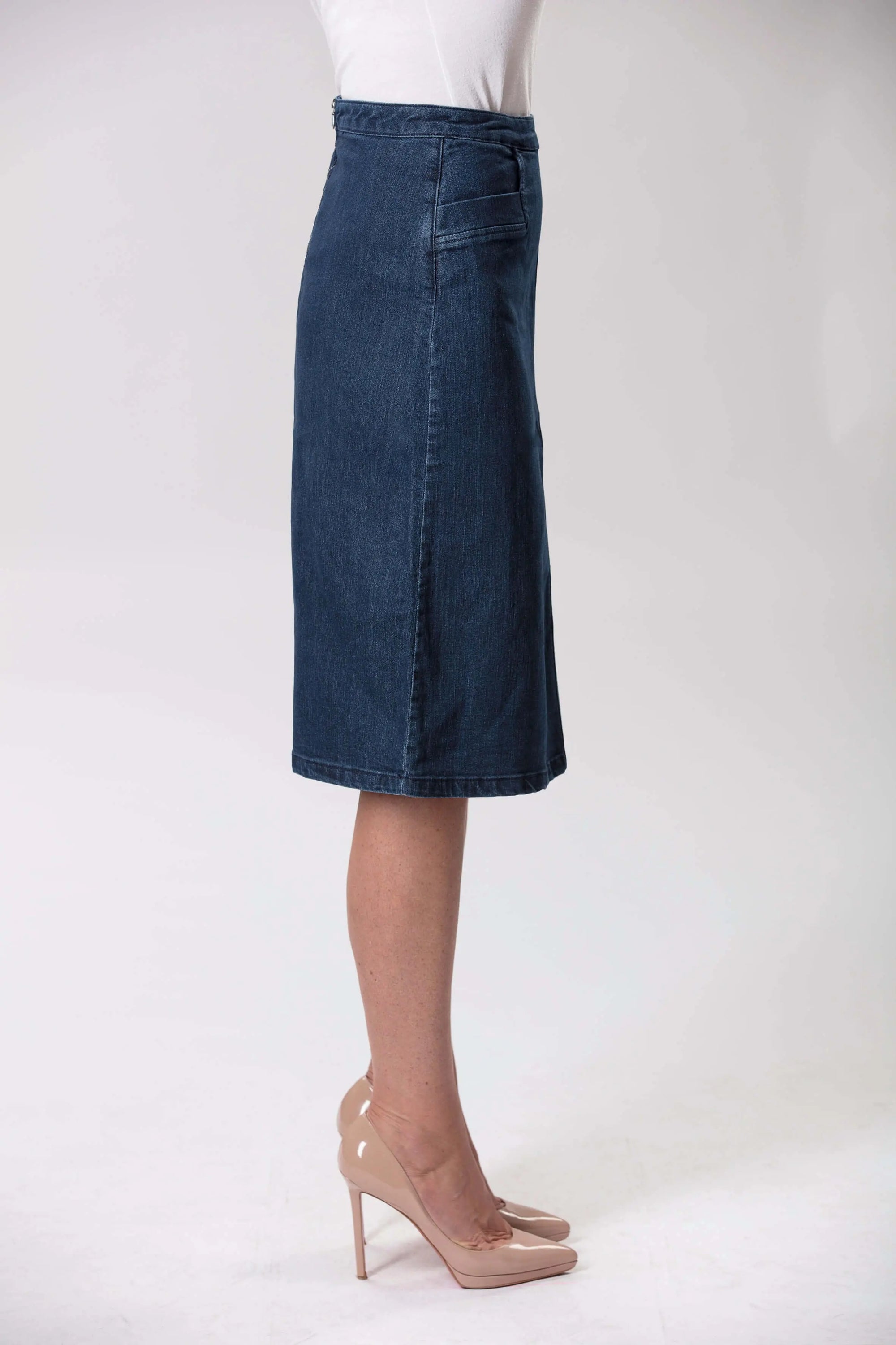 Blue Mix Tessa Denim Skirt Corfu Easy Living
