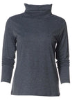 Charcoal Turtleneck Top Corfu Jeans