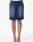 Clara French Blue Denim Skirt W04B5198 Corfu Jeans