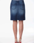 Clara French Blue Denim Skirt W04B5198 Corfu Jeans