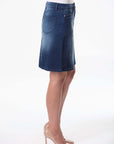 Clara French Blue Denim Skirt W04B5198 Corfu Jeans