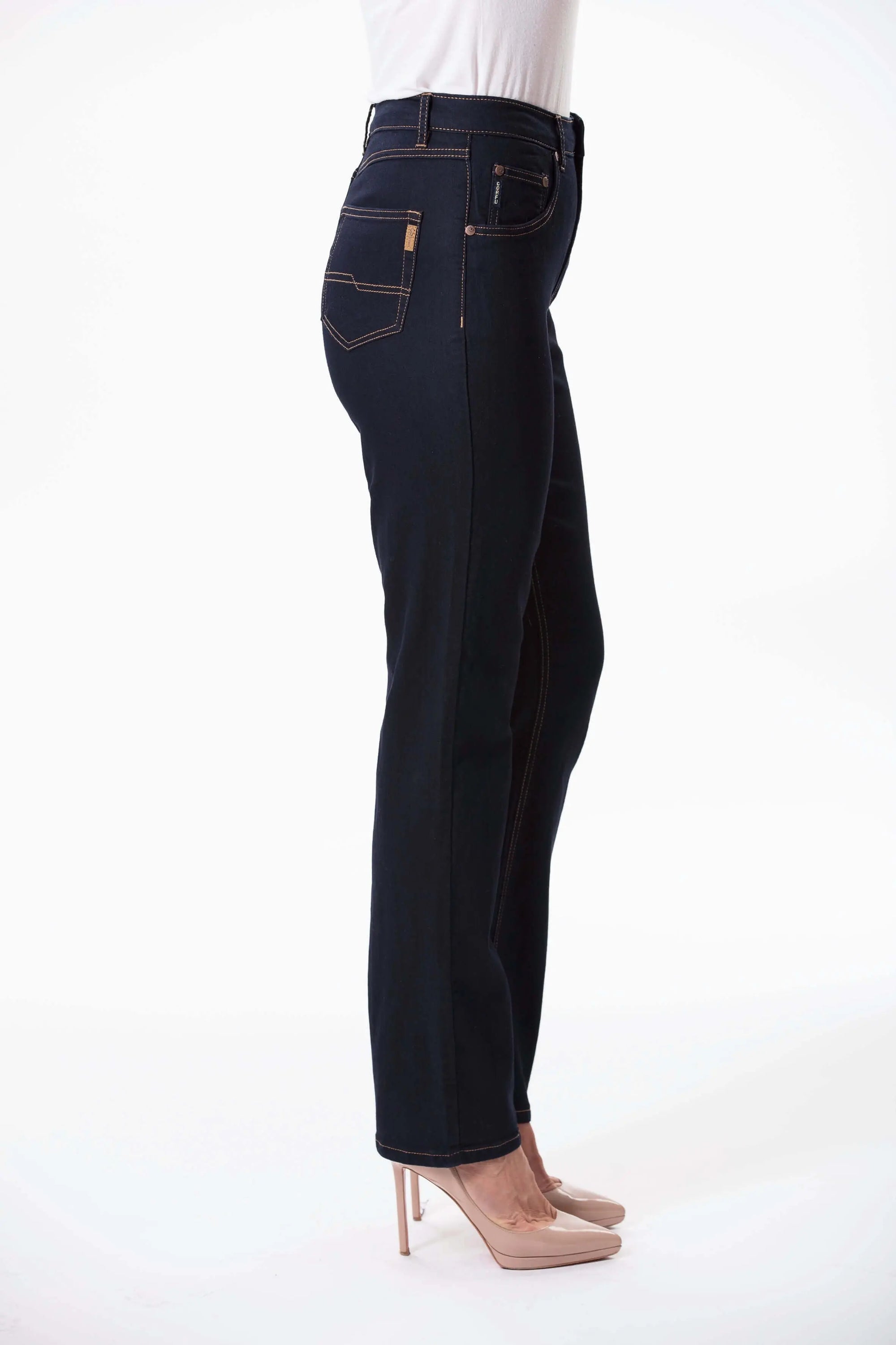 Classic Rinse Stretch Blue Denim Jeans Corfu Easy Living