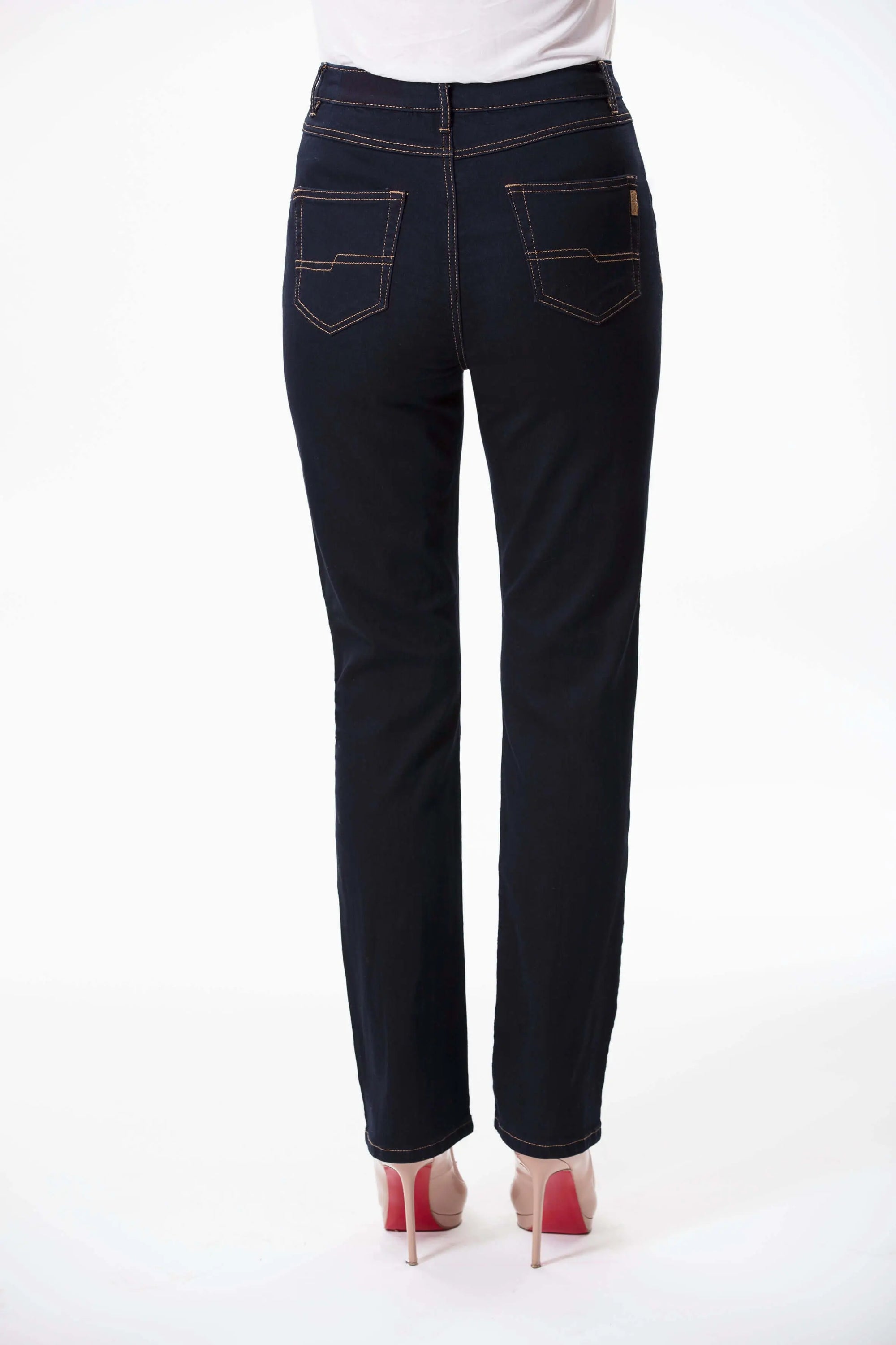 Classic Rinse Stretch Blue Denim Jeans Corfu Easy Living