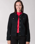 Corfu Black Stretch Denim Jacket Corfu Easy Living