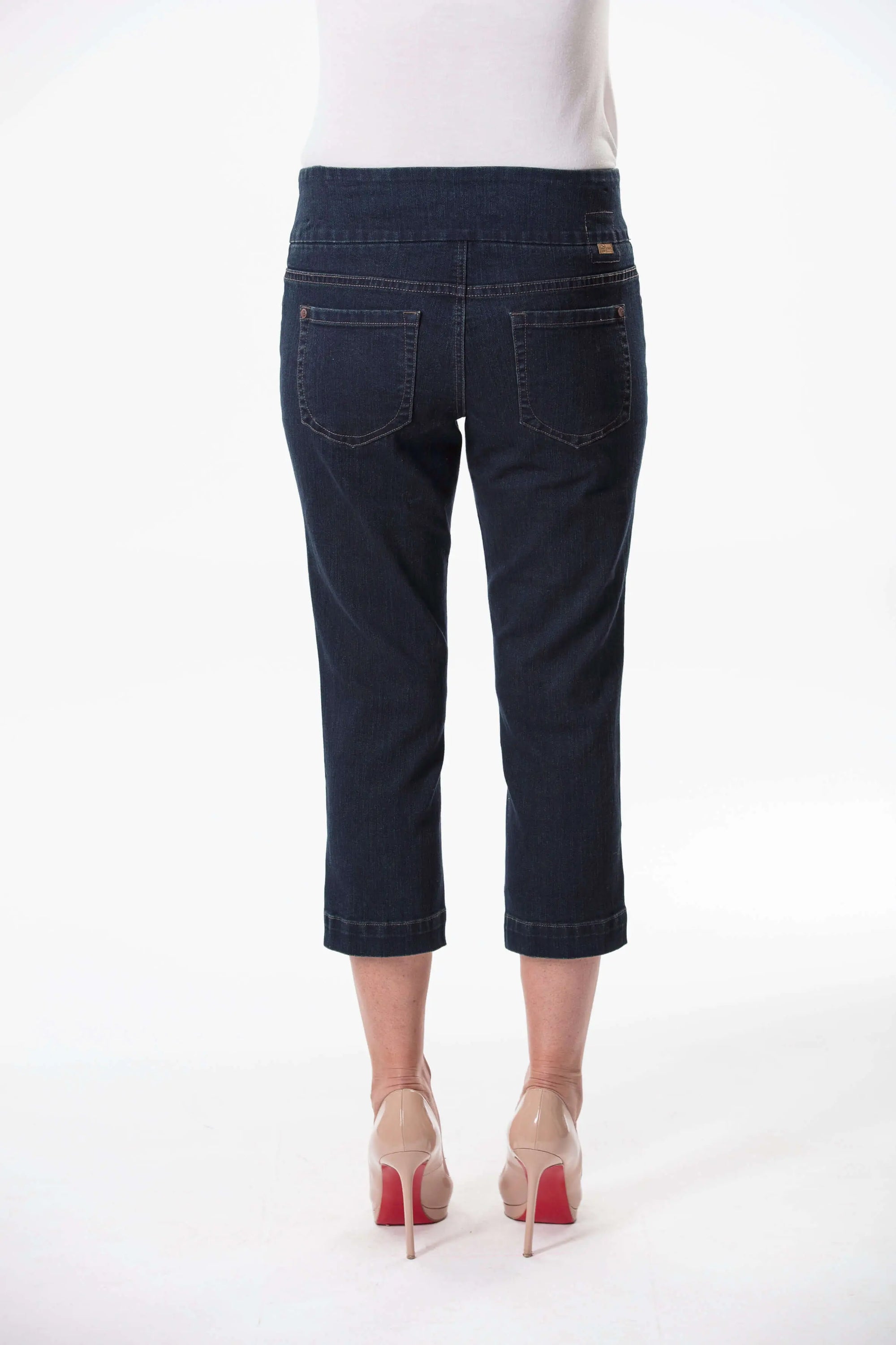 Dark Atlantic Super Stretch Crop Denim Jeans Corfu Easy Living
