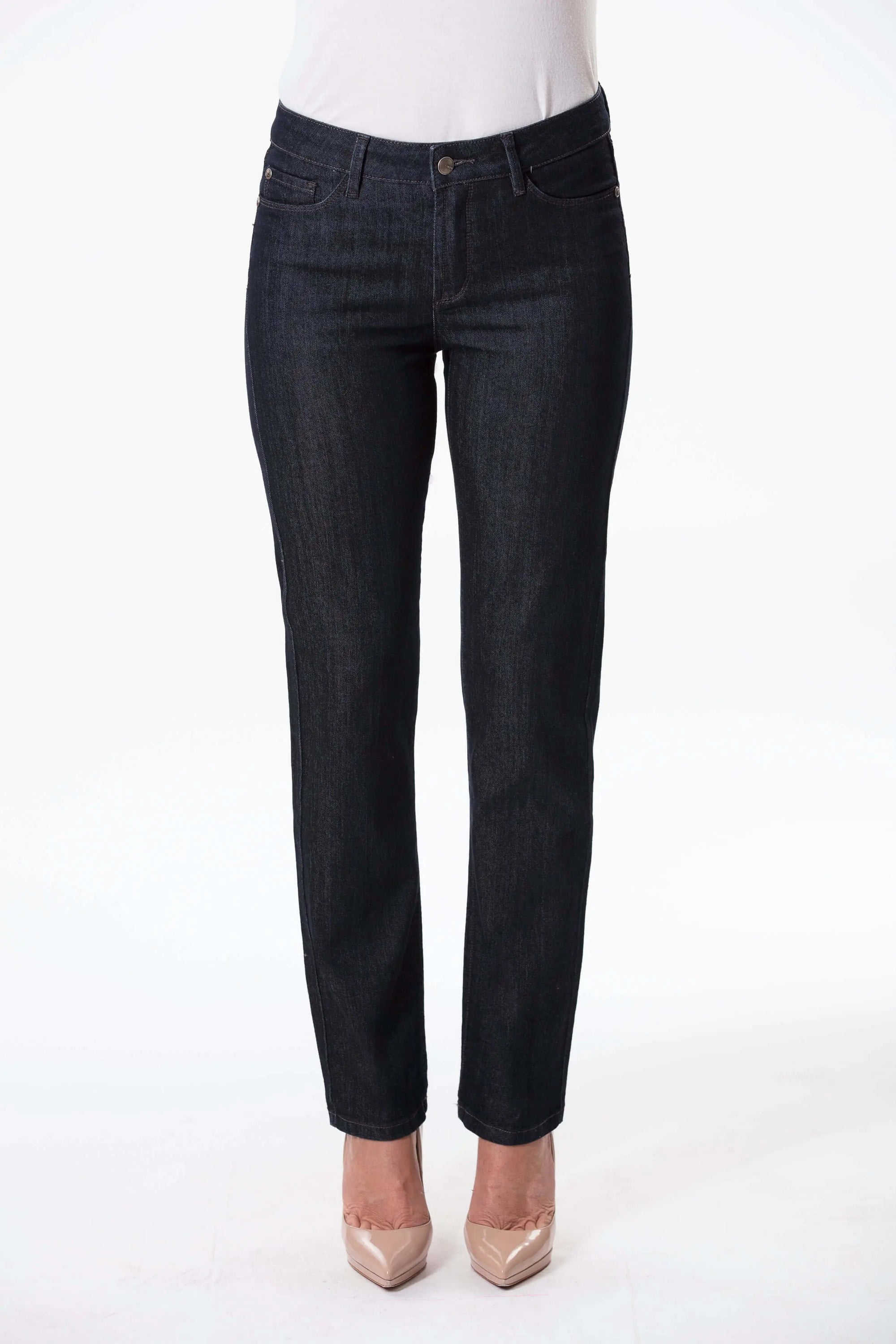 Dark Horizon Stretch Straight Leg Denim Jeans Corfu Easy Living