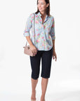 Delta Blue Wash Knee Skimmer Crop Jeans Corfu Easy Living