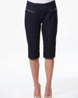 Delta Blue Wash Knee Skimmer Crop Jeans Corfu Easy Living