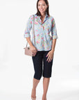 Delta Blue Wash Knee Skimmer Crop Jeans Corfu Easy Living