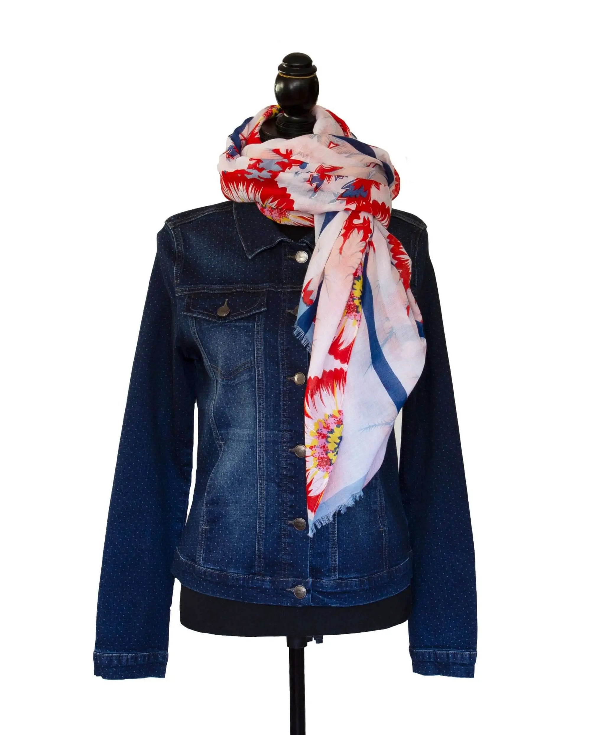 Denim Daisy Scarf Corfu Easy Living