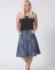 Lace A-Line Denim Skirt Corfu Easy Living