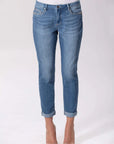 Lagoon Wash "Boyfriend" Stretch Denim Jeans Corfu Easy Living