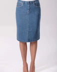 Lagoon Wash Denim Skirt Corfu Easy Living