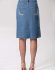 Lagoon Wash Denim Skirt Corfu Easy Living