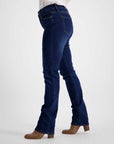Marilyn Straight Leg Classic Wash Denim Jeans Corfu Jeans