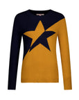 Navy Toffee Star Long Sleeve Top Corfu Jeans