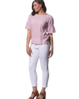 Shell Pink Crinkle Tencil Top Corfu Easy Living