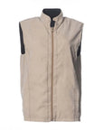 Stone/Black Poly Nylon Vest Corfu Jeans