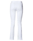 Straight Leg White Stretch Denim Jeans W04B1006 Corfu Jeans