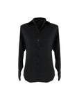 Tailored Black Cotton Shirt Corfu Jeans