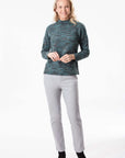Teal Knit Top Corfu Easy Living