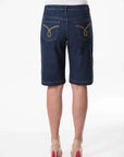 Vintage Wash Stretch Denim Shorts Corfu Easy Living