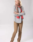 W2028541 - Cotton Jacquard Star 380G Silver Corfu Jeans