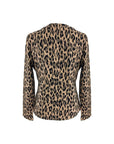 W2158674 Leopard Zip Jacket Corfu Jeans