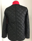 W2167658 Black Quilted Jacket Corfu Jeans