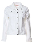White Stretch Denim Jacket Corfu Easy Living
