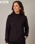 Essential Cotton Long Sleeve - Ink Corfu Jeans