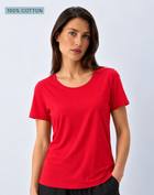Raspberry Pima Cotton T-Shirt – 100% Cotton Crew Neck Tee