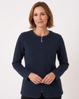 Midnight Long Sleeve Zip Jacket Corfu Jeans