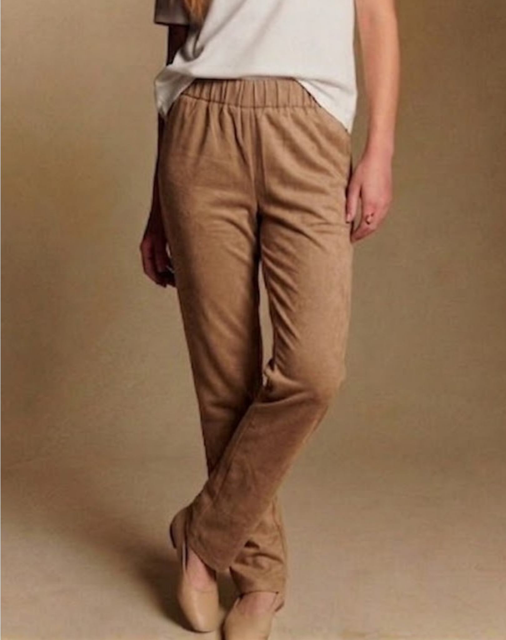 W2111181 Camel Beige Pants Corfu Jeans