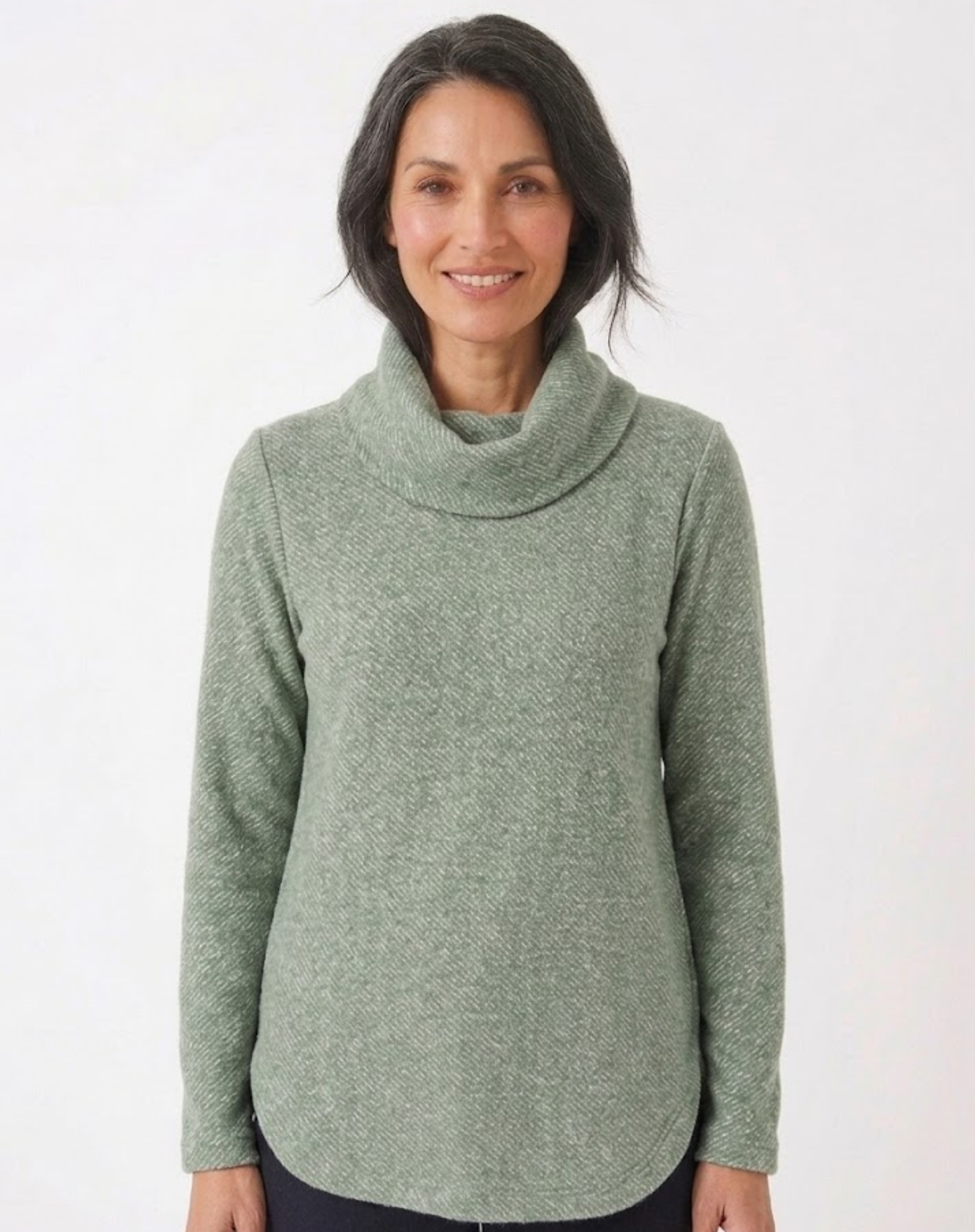 Sugar Pine Long Sleeve Turtleneck Jumper Corfu Jeans