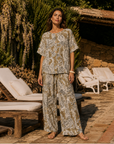 Saffron Sands Printed Pants Corfu Jeans