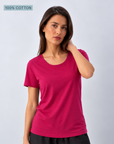 Rosebud Pima Cotton T-Shirt – 100% Cotton Crew Neck Tee Corfu Jeans