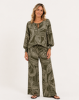 Grove Printed Pants Corfu Jeans